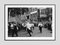 Soho Waiters Race Silver Fibre Gelatin Print Framed in Black by Slim Aarons 1