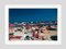 Beach at St. Tropez Oversize C Print Framed in White by Slim Aarons, Image 1