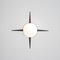 Cross Solare Collection Chrome Lucid Ceiling or Wall Lamp from Design for Macha, Image 1