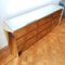 Vintage Spiegelglas & Gold Metall Sideboard mit 9 Schubladen von Ello 4