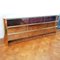 Vintage Spiegelglas & Gold Metall Sideboard mit 9 Schubladen von Ello 9