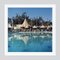 Imprimé Oversize C Encadré de Beverly Hills Hotel Blanc par Slim Aarons 1