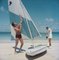 Boating in Antigua Oversize C Print Framed in White by Slim Aarons 2