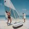 Boating in Antigua Oversized C Print Encadré en Blanc par Slim Aarons 2