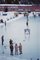 Curling in St Moritz Oversize C Print Framed in Black by Slim Aarons 2