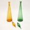 Vintage Italian Glass Decanters, 1960s, Set of 2 8