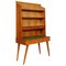 Mid-Century Modern Maple Wood Desk with Bookcase in the style of Ico Parisi, 1950s, Image 1