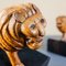 Handmade Wooden Lion Bookends, 1920s, Set of 2, Image 10