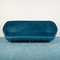 Vintage Blue Velvet Sofa & Armchairs by Ico Luisa Parisi, 1950s, Set of 3, Image 2