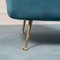 Vintage Blue Velvet Sofa & Armchairs by Ico Luisa Parisi, 1950s, Set of 3 17