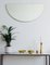 Rahmenloser minimalistischer Luna ™ Halbmond Spiegel von Alguacil & Perkoff Ltd 4