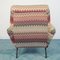 Vintage Missoni Fabric Lounge Chairs by Marco Zanuso, 1960s, Set of 2 4