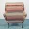 Vintage Missoni Fabric Lounge Chairs by Marco Zanuso, 1960s, Set of 2, Image 4