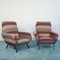 Vintage Missoni Fabric Lounge Chairs by Marco Zanuso, 1960s, Set of 2 1