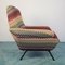 Vintage Missoni Fabric Lounge Chairs by Marco Zanuso, 1960s, Set of 2, Image 3