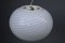 White Egg Deckenlampe von De Majo, 1970er 5