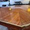 Octagonal Travertine & Red Brass Dining Table, 1970s 3