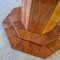 Octagonal Travertine & Red Brass Dining Table, 1970s, Image 2