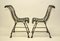 Antique Garden Chairs with Cast Iron Lion Claw Feet from Arras, 1880s, Set of 2, Image 1