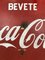 Panneau Coca-Cola Drink Bevete Coca-Cola Vintage en Métal, 1960s 3