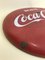 Vintage Italian Metal Enamel Bevete Coca-Cola Drink Coca-Cola Button Sign, 1960s 6