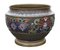 Late-19th Century Chinese Bronze Cloisonne Planter Bowl, Image 4