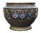 Late-19th Century Chinese Bronze Cloisonne Planter Bowl, Image 7