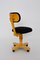 Vintage Yellow Black Synthesis Desk Chair by Ettore Sottsass, 1960s 3