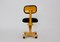Vintage Yellow Black Synthesis Desk Chair by Ettore Sottsass, 1960s, Image 4