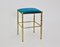 Mid-Century Modern Brass Stool 1