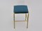 Sgabello Mid-Century moderno in ottone, Immagine 3