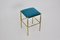 Sgabello Mid-Century moderno in ottone, Immagine 4