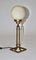 Lámpara de mesa vintage de latón, años 50, Imagen 4