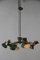 Italian Brass Lacquered Metal Diablo Ceiling Lamp from Stilnovo, 1950s 8