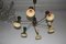 Italian Brass Lacquered Metal Diablo Ceiling Lamp from Stilnovo, 1950s 17
