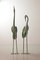 Bronze Crane Bird Sculptures, 1950s, Set of 2 5