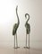 Bronze Crane Bird Sculptures, 1950s, Set of 2, Image 4