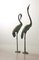 Bronze Crane Bird Sculptures, 1950s, Set of 2 14