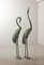 Bronze Crane Bird Sculptures, 1950s, Set of 2 6