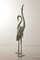 Bronze Crane Bird Sculptures, 1950s, Set of 2 3