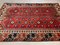 Großer Türkischer Vintage Teppich in Rot, Navy, Blau & Beige, 1950er 3
