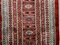 Large Vintage Bokhara Red, Beige & Black Wool Tribal Rug, 1950s 6