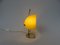 Tischlampen aus Messing & Acrylglas in Gelb & Rot, 1950er, 2er Set 15
