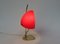 Yellow & Red Brass and Acrylic Glass Table Lamps, 1950s, Set of 2 17