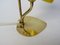Yellow & Red Brass and Acrylic Glass Table Lamps, 1950s, Set of 2, Image 21