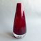 Red Glass Vase from Reijmyre, Sweden, 1950s, Image 1