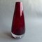 Red Glass Vase from Reijmyre, Sweden, 1950s 2