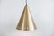 Mid-Century Brass Ceiling Lamps by Svend Aage Holm Sørensen, Set of 2 1