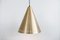 Mid-Century Brass Ceiling Lamps by Svend Aage Holm Sørensen, Set of 2 8