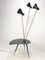 Italian Side Table with 3 Adjustable Light Sconces, 1960s, Image 4